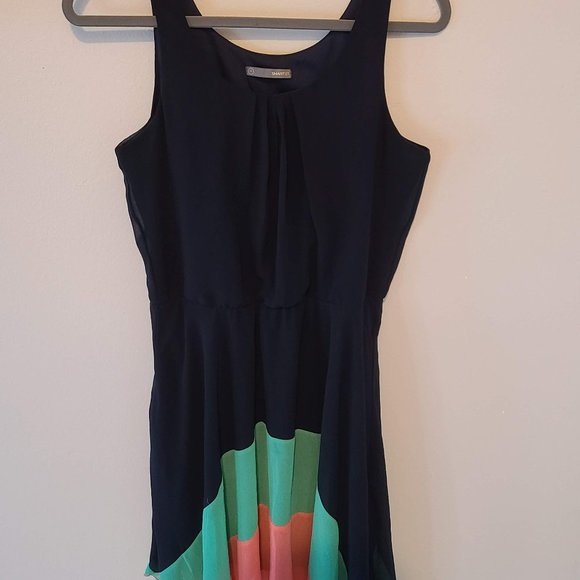 SmartSet Navy & Pink Summer Dress - Picture 1 of 7
